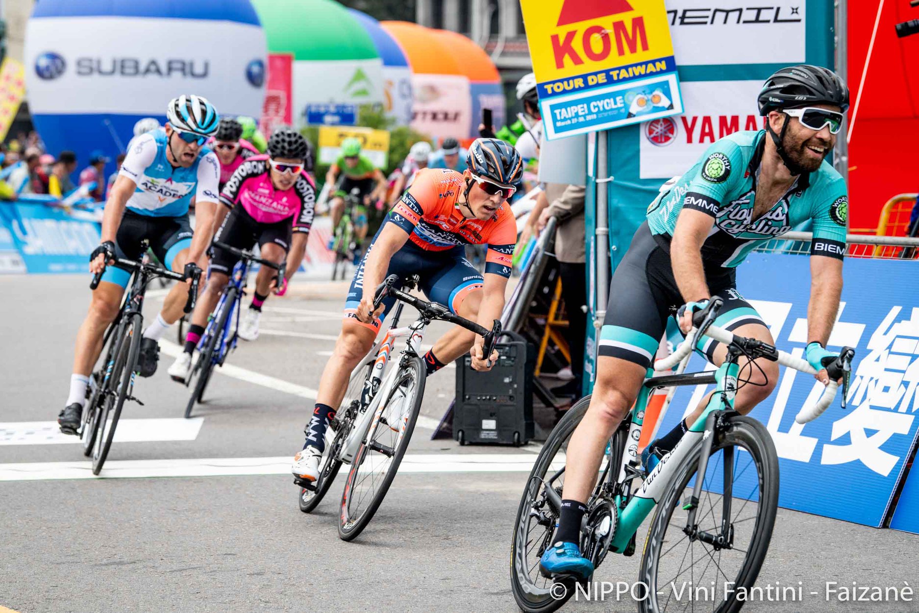 Giovanni Lonardi secondo nella seconda tappa del Tour de Taiwan