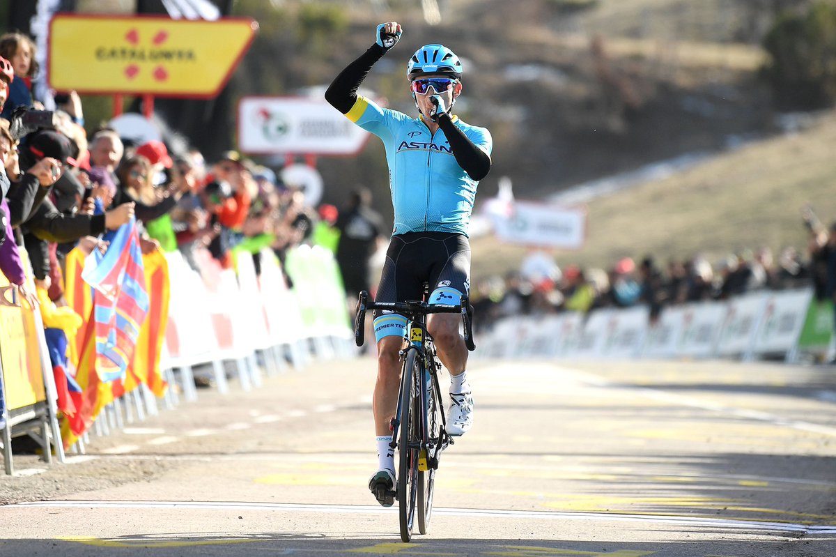 Miguel Angel Lopez vince la quarta tappa della Volta a Catalunya (foto Getty Images/Astana)