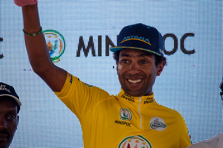 Merhawi Kudus leader al Tour of Rwanda 2019