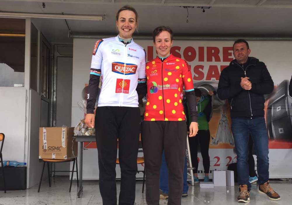 Arianna Fidanza e Lisa Morzenti sul podio del Tour du Gevaudan Occitanie