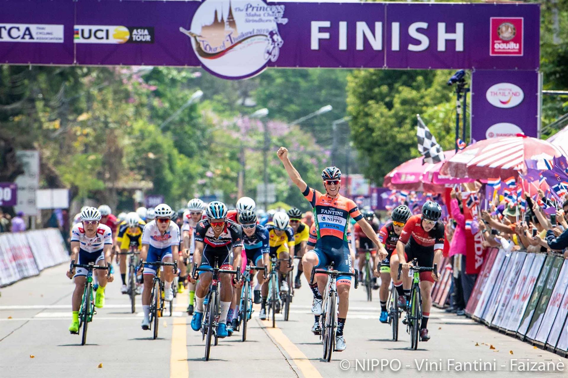 Giovanni Lonardi vince la prima tappa del Tour of Thailand