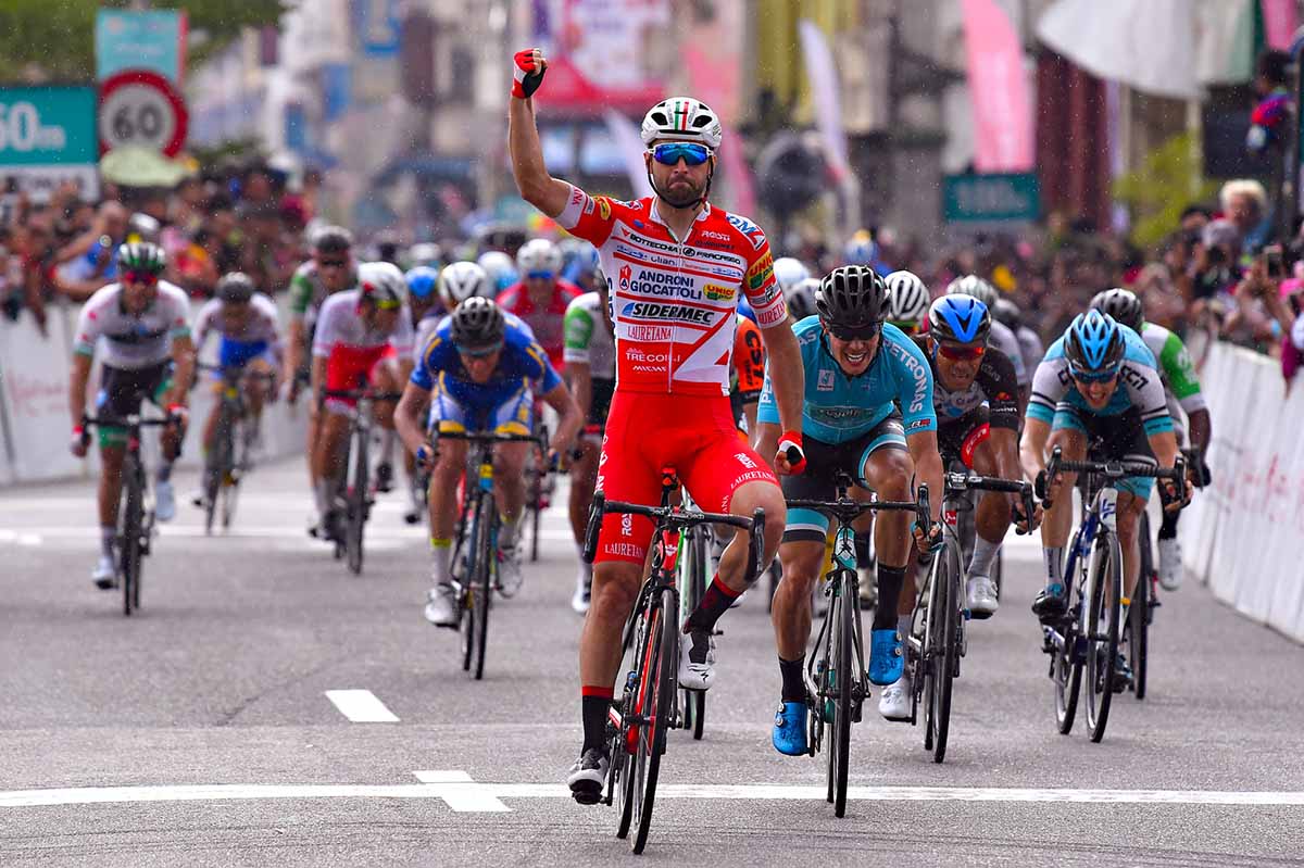 Matteo Pelucchi vince la quinta tappa del Tour de Langkawi 2019