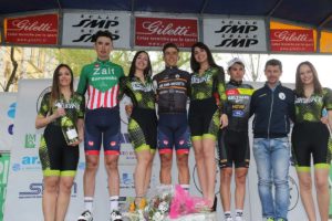 Il podio della Milano-Busseto 2019 (foto Soncini)