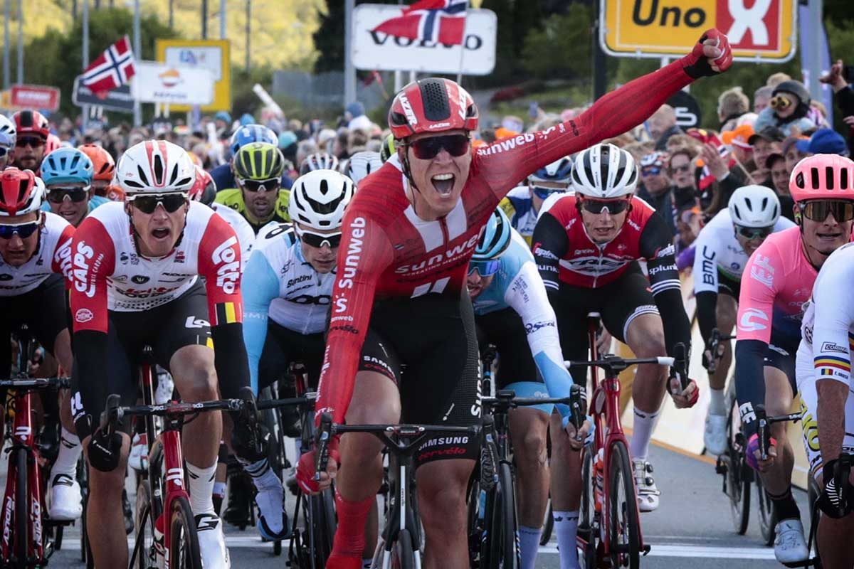 Cess Bol vince la prima tappa del Tour of Norway (foto Cor Vos)