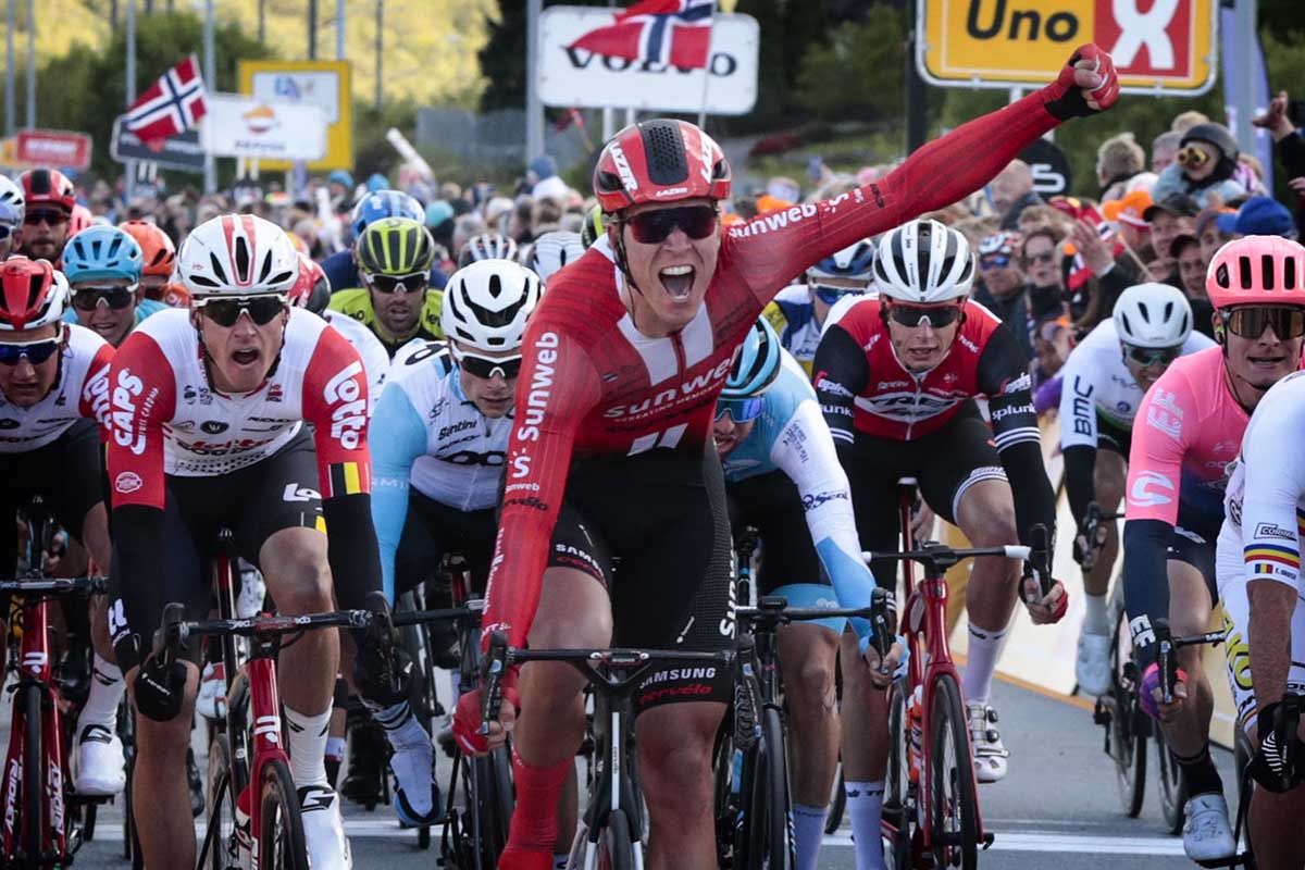 Cess Bol vince la prima tappa del Tour of Norway (foto Cor Vos)