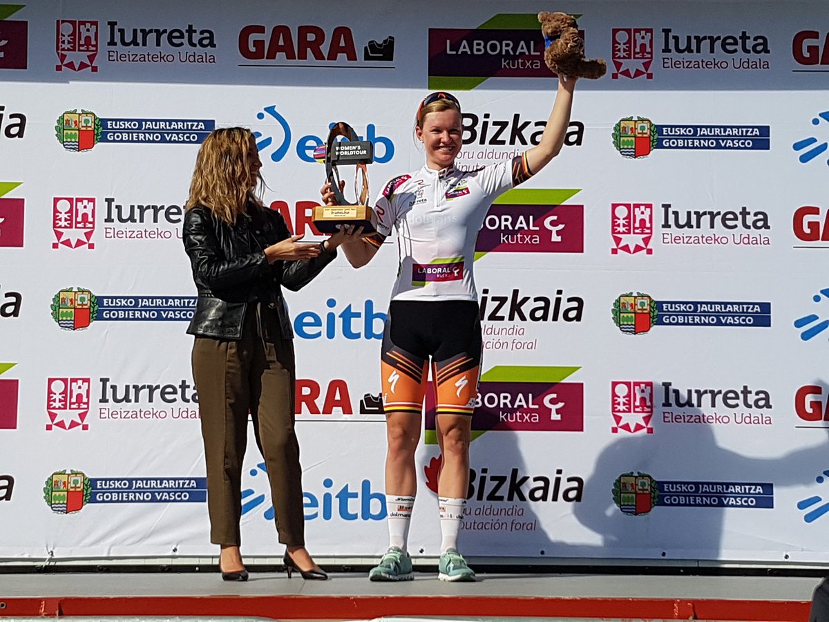 Jolien D'Hoore vincitrice della prima tappa della Emakumeen XXXII.Bira