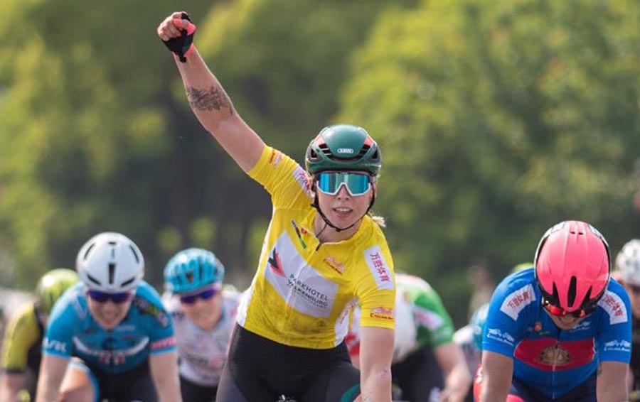 Lorena Wiebes vince la seconda tappa del Tour of Chongming Island