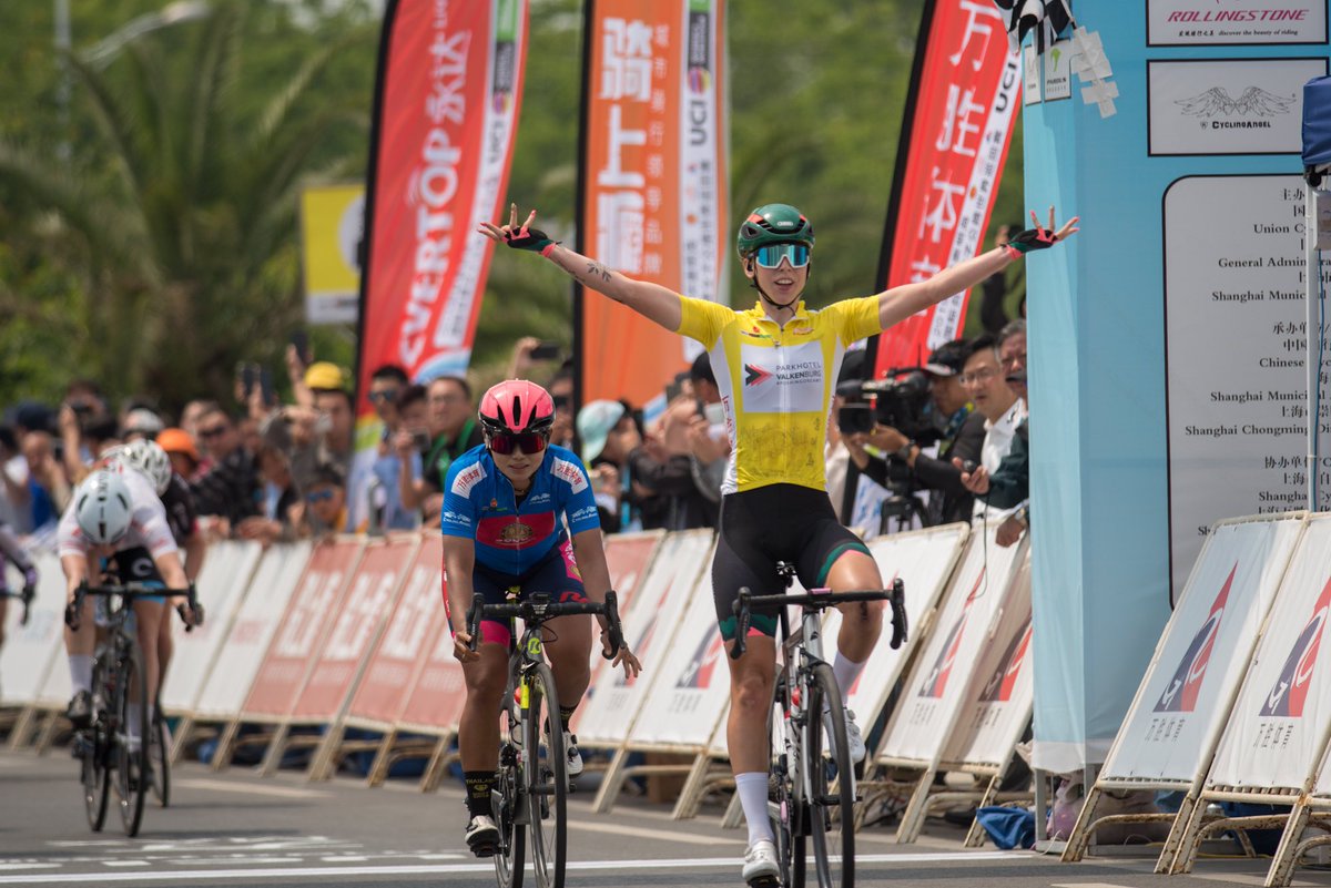 Lorena Wiebes vince anche la terza tappa del Tour of Chongming Island 2019 (foto UCI)