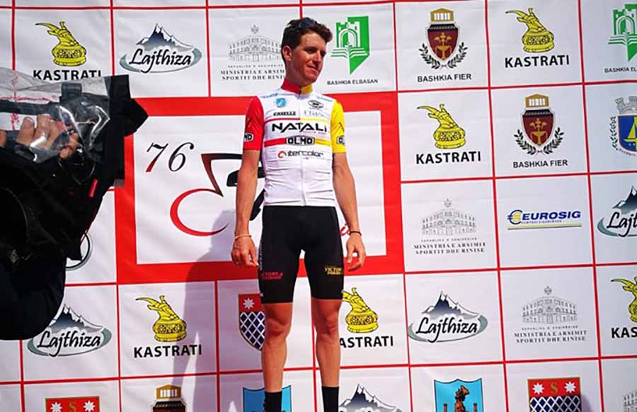 Filippo Fiorelli vincitore della quarta tappa e nuovo leader del Tour of Albania