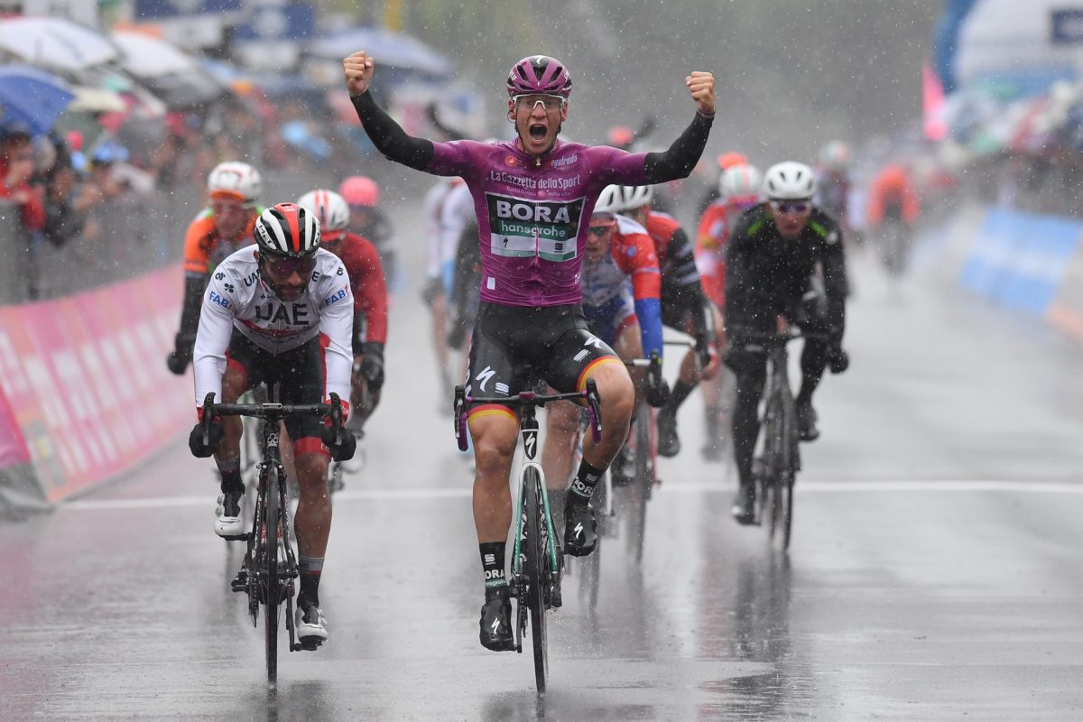 Pascal Ackermann vince la quinta tappa del Giro d'Italia 2019 (foto LaPresse)