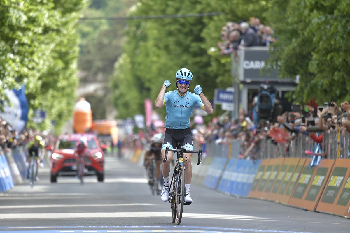 Pello Bilbao vince la settima tappa del Giro d'Italia 2019 (foto LaPresse)