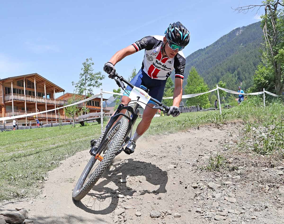 Filippo Agostinacchio in azione