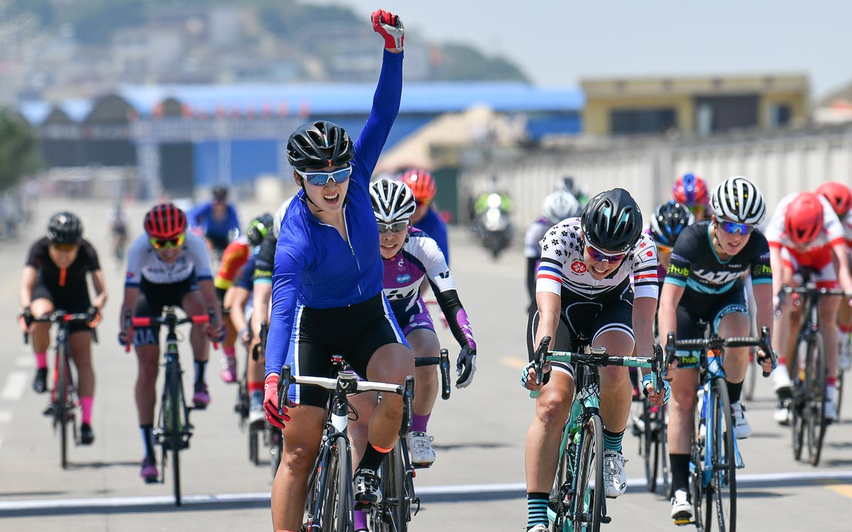 La volata della prima tappa del Tour of Zhoushan Island II