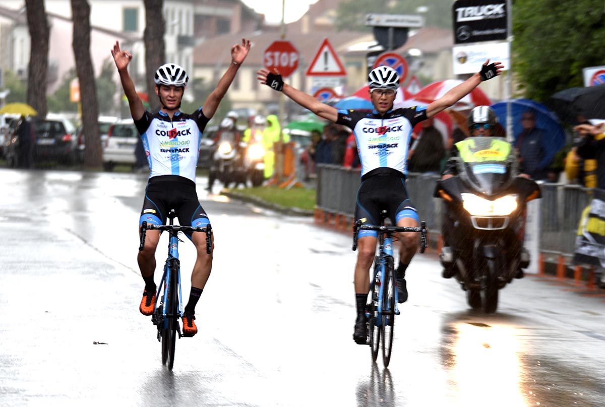 Con Bagioli e Covi doppietta Team Colpack a Empoli (foto Rodella)