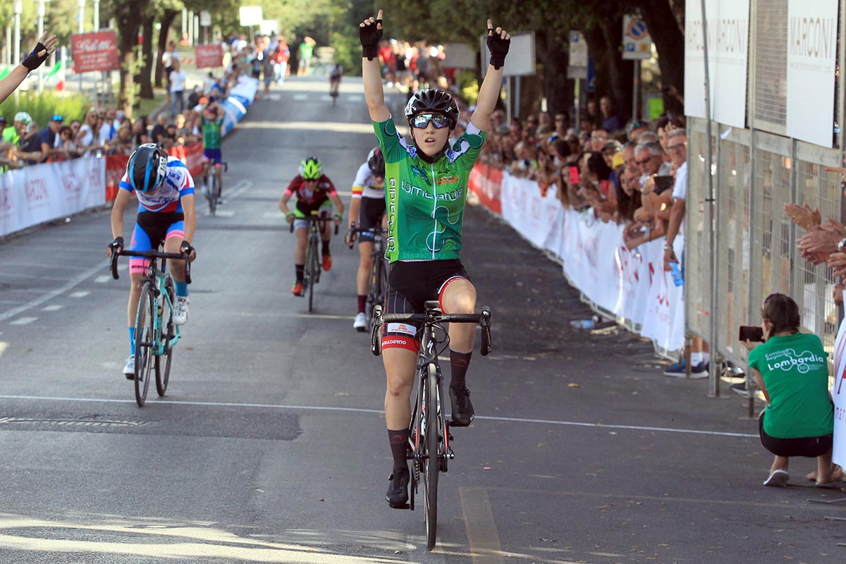 L'esultanza buona è di Valentina Basilico, campionessa italiana Donne Allieve