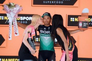 Cesare Benedetti vincitore della dodicesima tappa del Giro d'Italia 2019 (foto LaPresse)