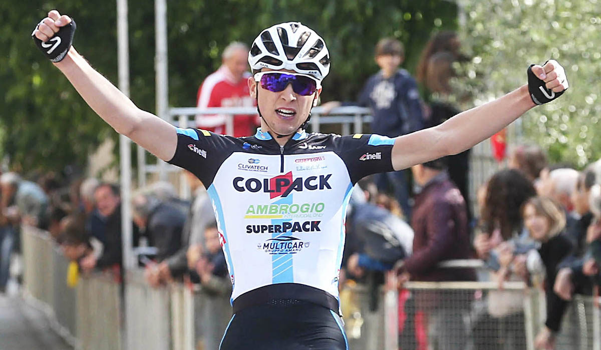 Andrea Bagioli vince la Coppa Cicogna 2019