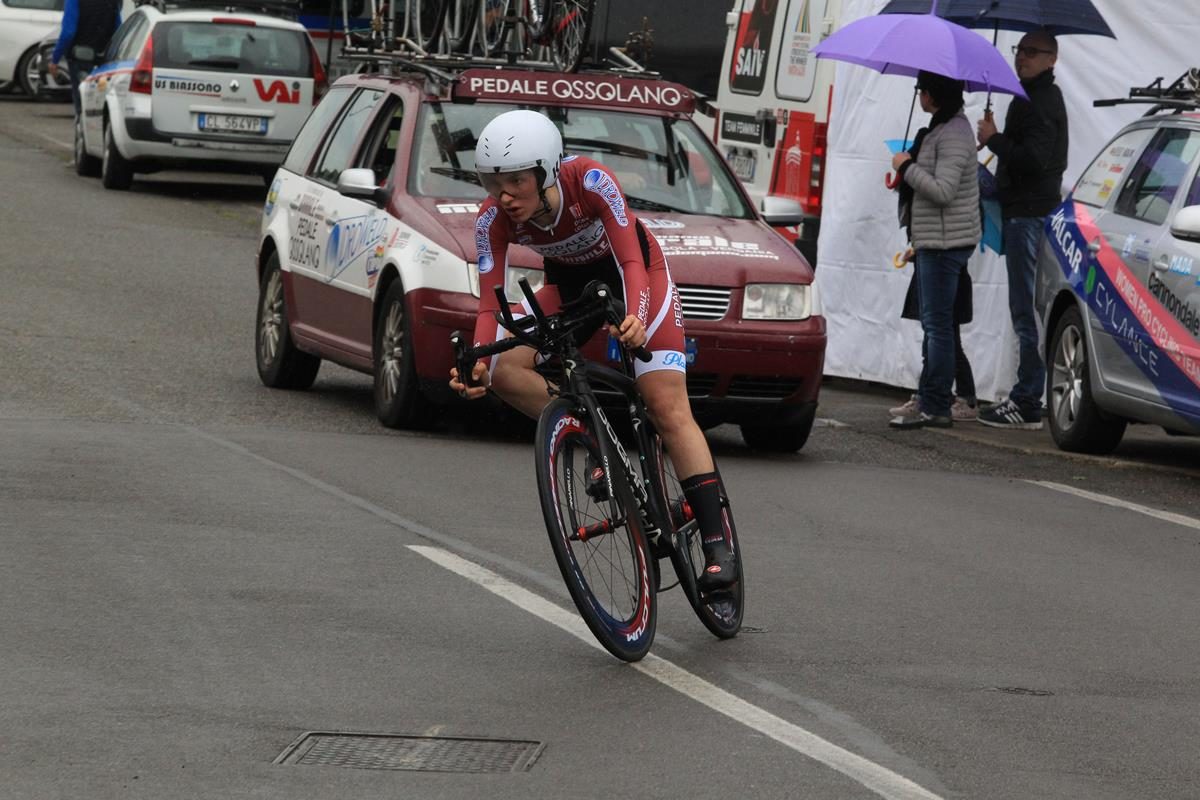 Francesca Barale in azione a Romanengo (foto Fabiano Ghilardi)