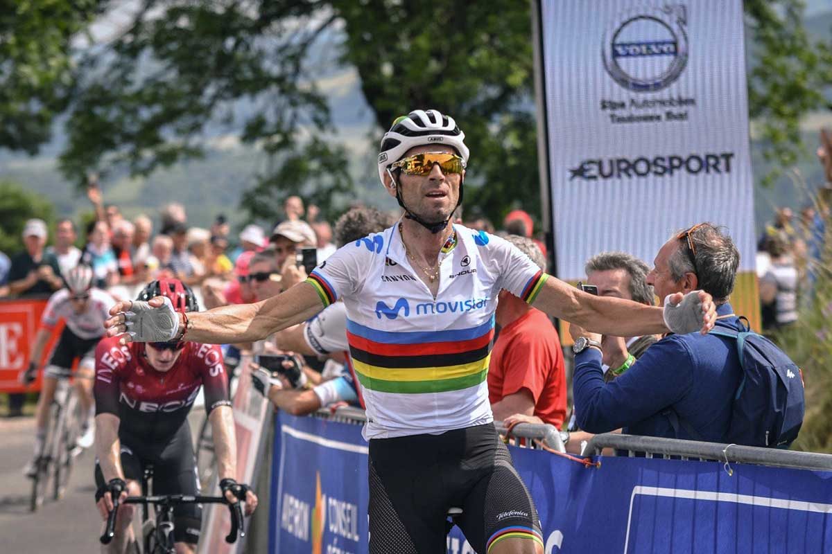 Alejandro Valverde vince la prima tappa della Route d'Occitanie