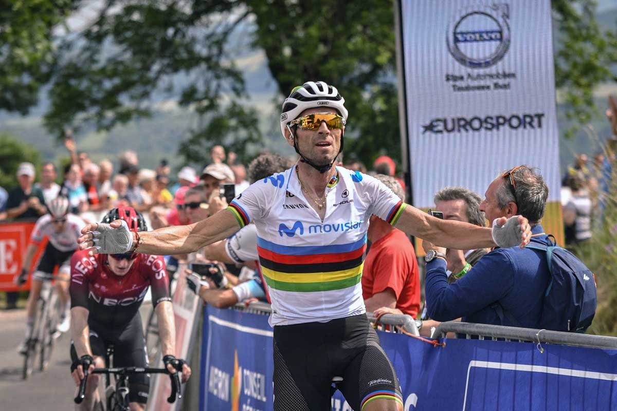 Alejandro Valverde vince la prima tappa della Route d'Occitanie