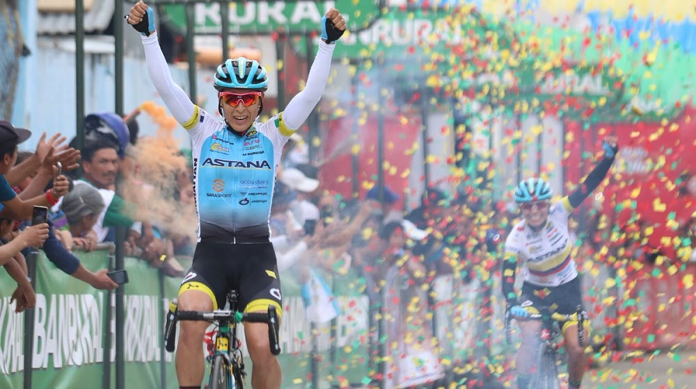 Arlenis Sierra vince la quarta tappa della Vuelta Femenina a Guatemala (foto Federación Guatemalteca de Ciclismo)