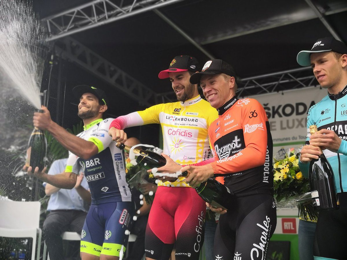 Il podio finale del Tour de Luxembourg 2019