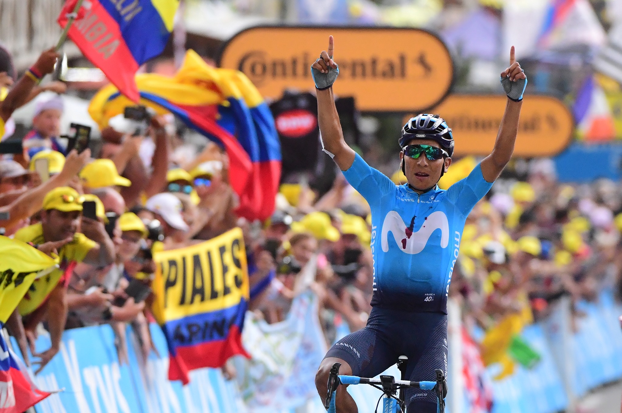 Nairo Quintana vince la 18/a tappa del Tour de France 2019 (foto ASO)