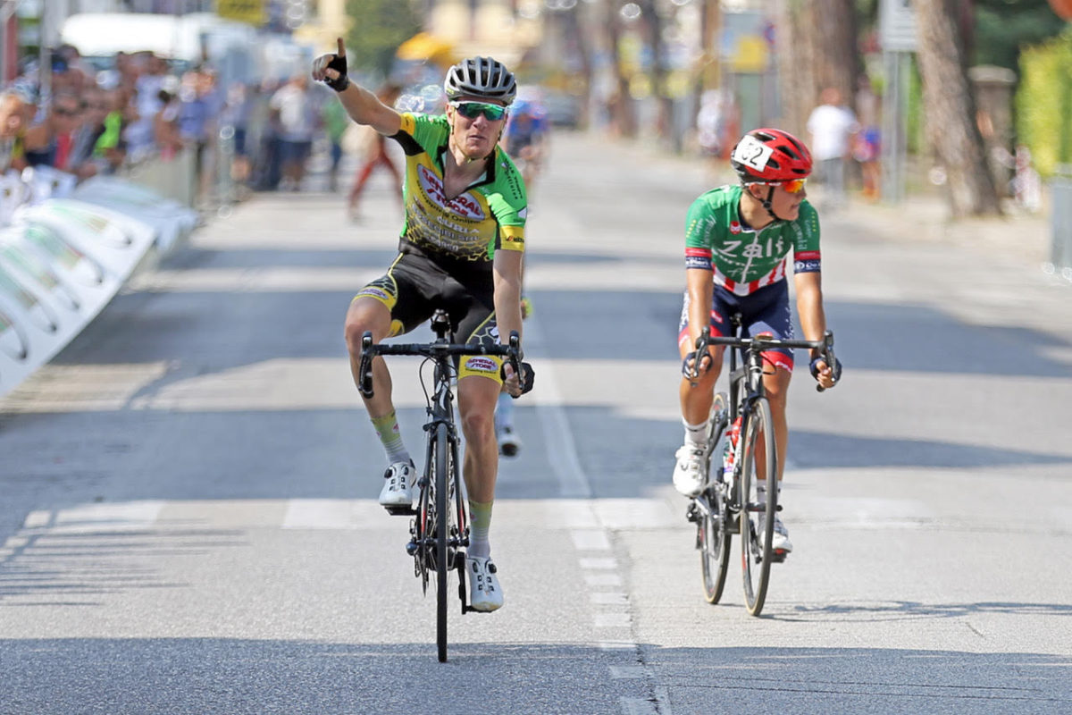 Davide Casarotto vince la prima tappa del Giro del Veneto
