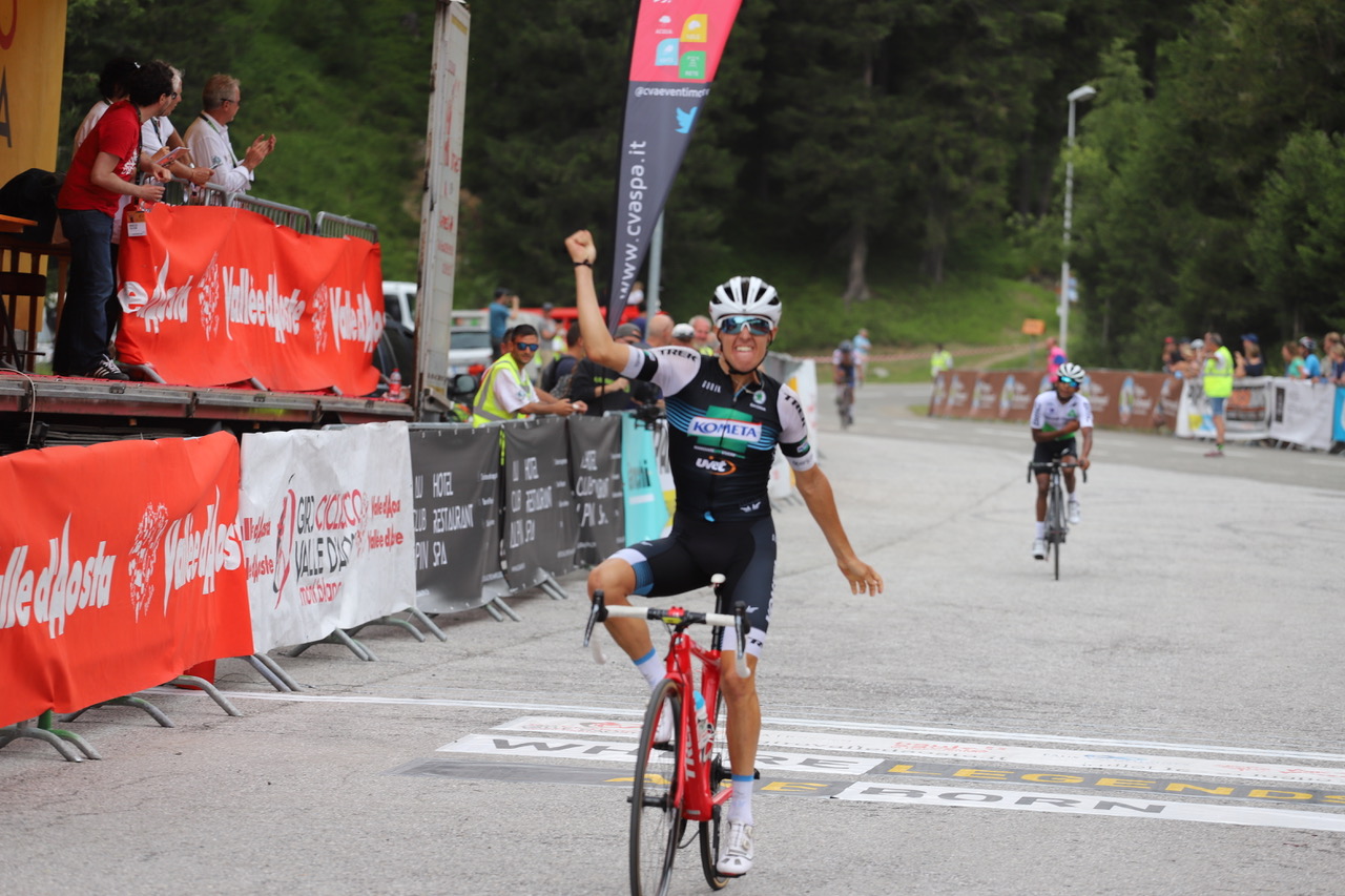 Juan Pedro Lopez vince la quarta tappa del Giro della Valle d'Aosta