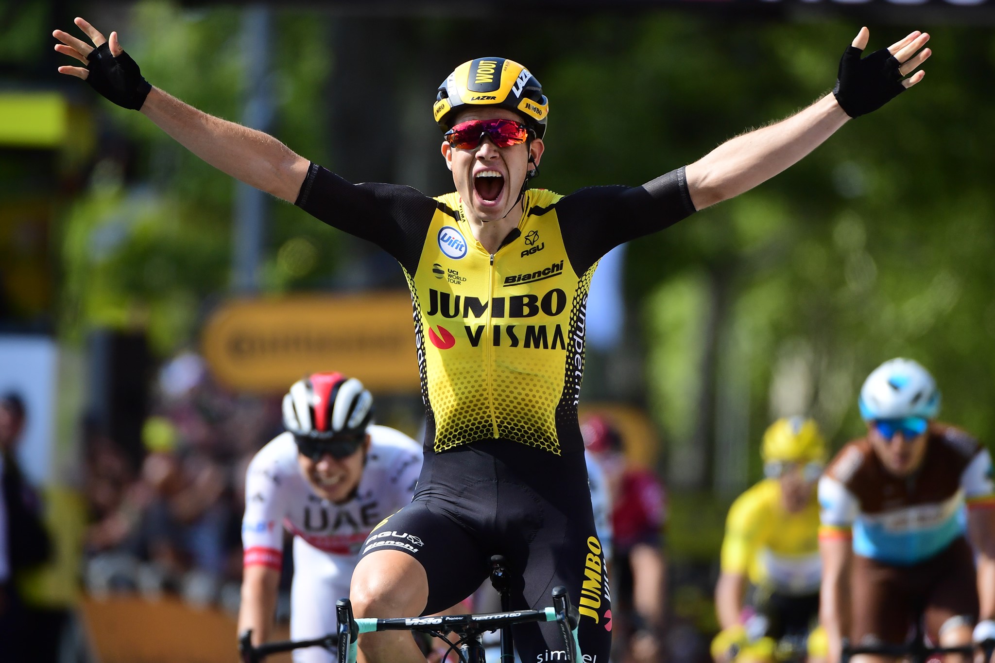 Wour Van Aert vince la decima tappa del Tour de France 2019 (foto ASO)
