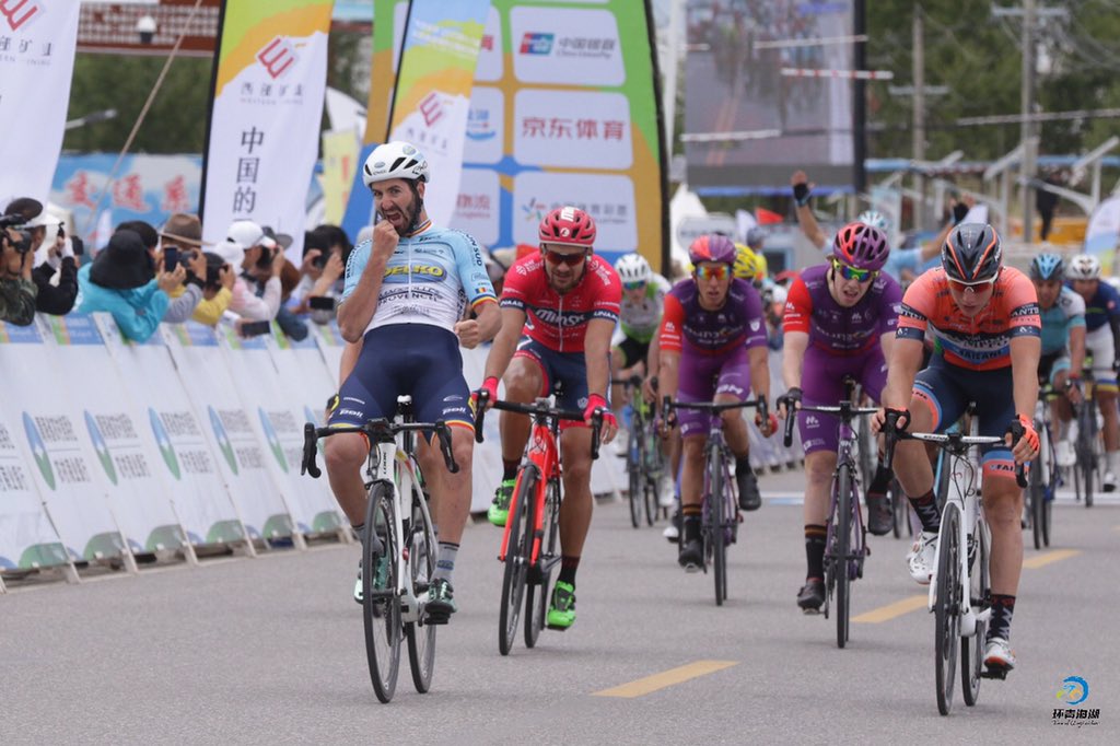 Eduard Grosu vince la sesta tappa del Tour of Qinghai Lake davanti ad Imerio Cima