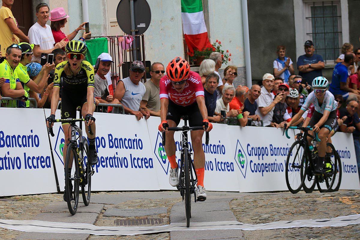 Marianne Vos vince la terza tappa del Giro Rosa 2019 (foto F.Ossola)