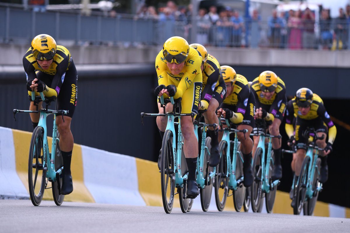 Il Team Jumbo-Visma vince la cronosquadre del Tour de France 2019