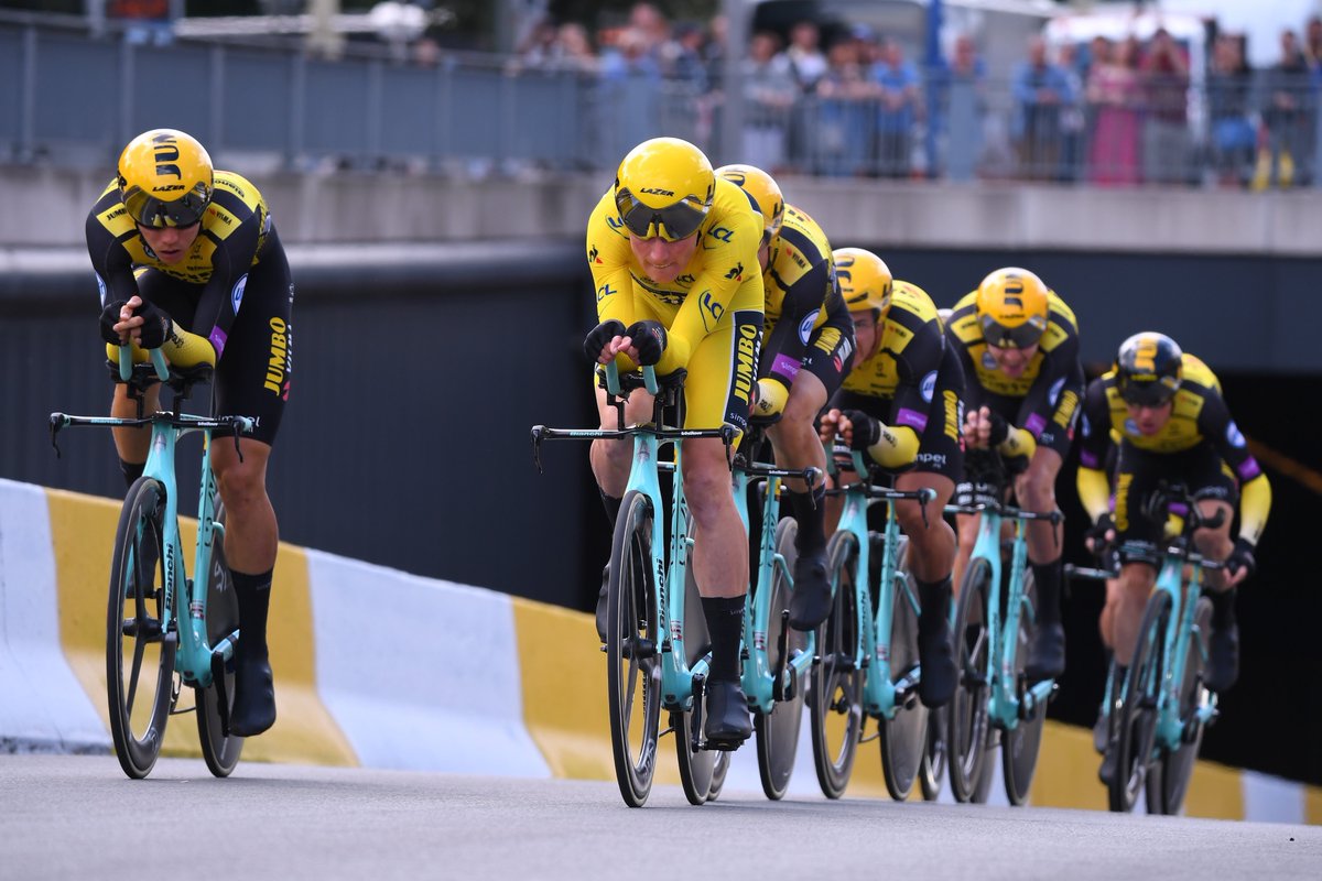 Il Team Jumbo-Visma vince la cronosquadre del Tour de France 2019