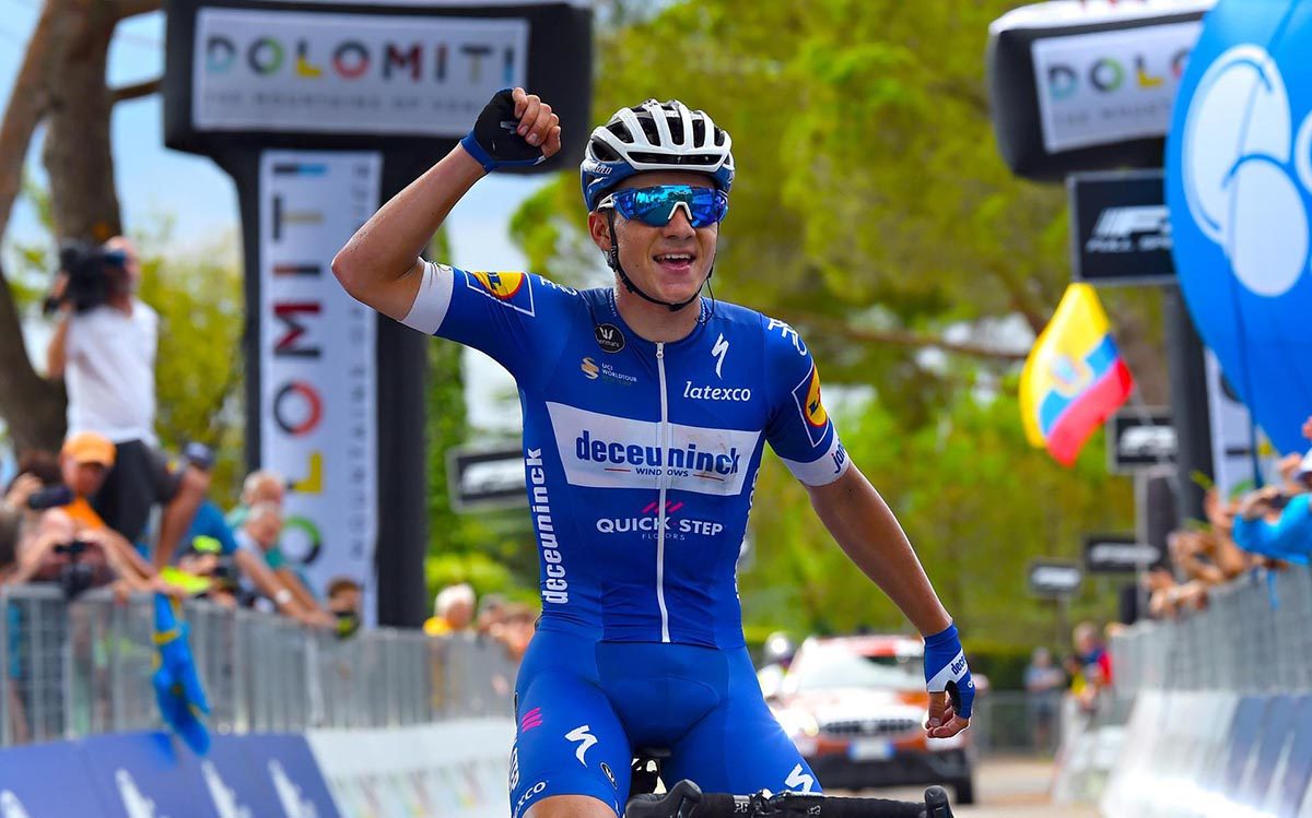 Remco Evenepoel vince la quarta tappa dell'Adriatica Ionica Race (foto BettiniPhoto)
