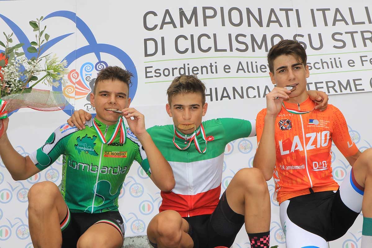 Campionato Italiano Esordienti 2° anno vinto a Chianciano Terme da Thomas Capra (foto Fabiano Ghilardi)