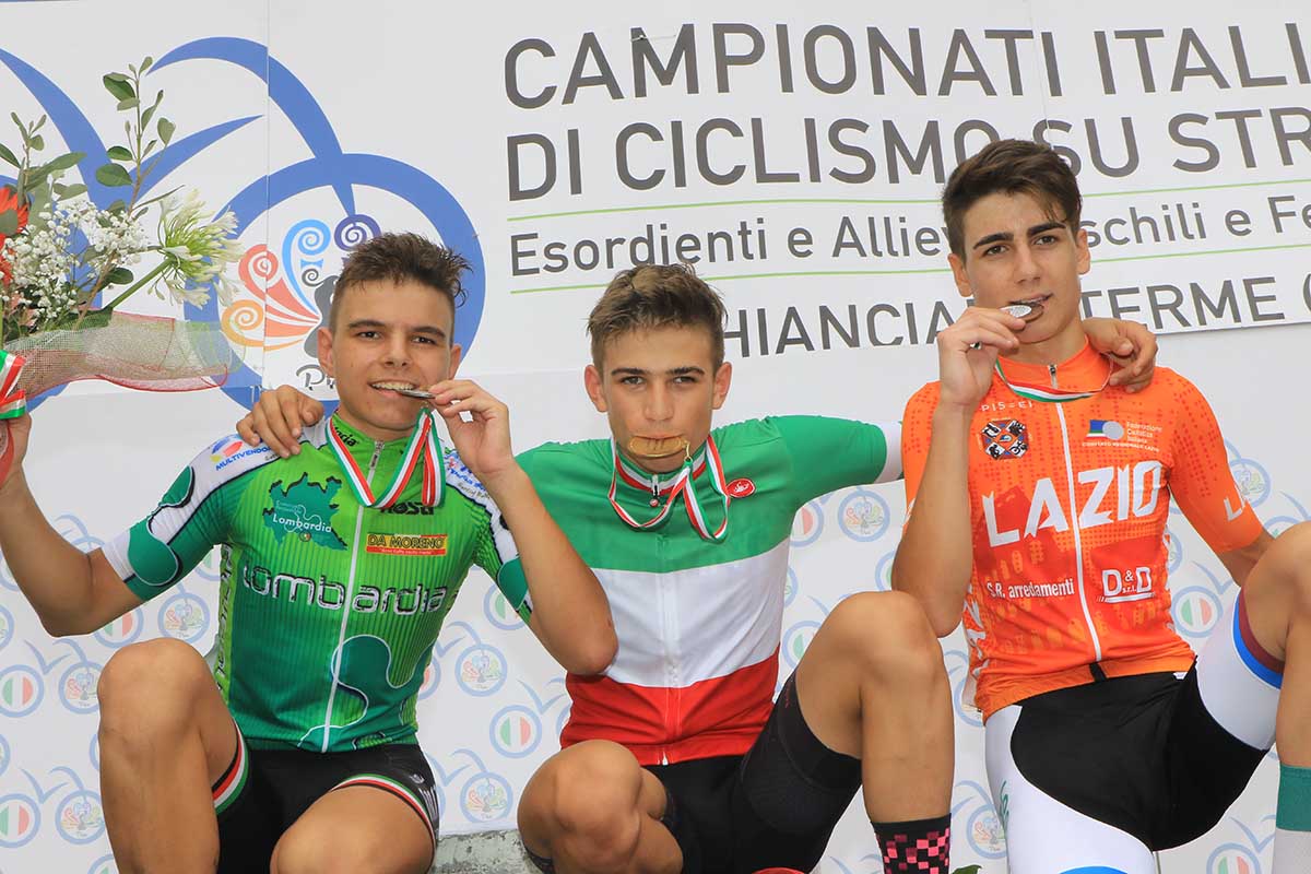 Campionato Italiano Esordienti 2° anno vinto a Chianciano Terme da Thomas Capra (foto Fabiano Ghilardi)