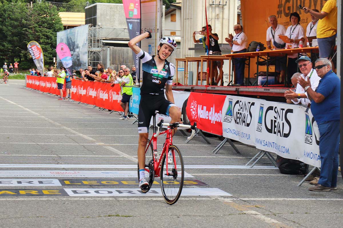 Michel Ries vince la terza tappa del Giro della Valle d'Aosta 2019