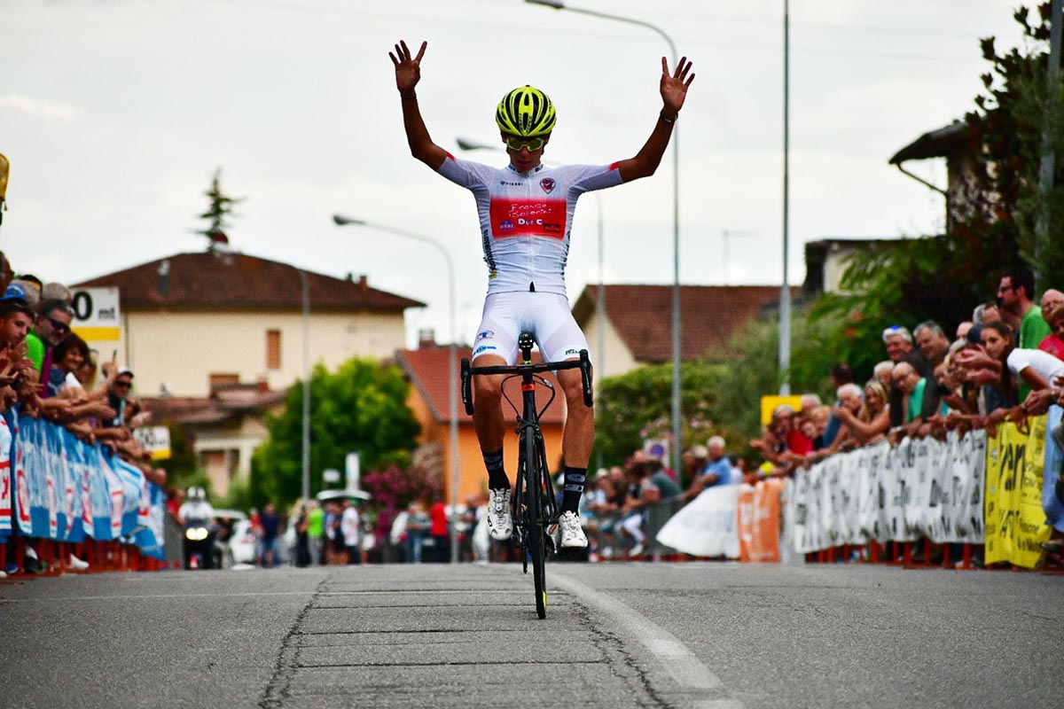 Antonio Tiberi vince il Gp Neri Sottoli per Juniores a La Stella