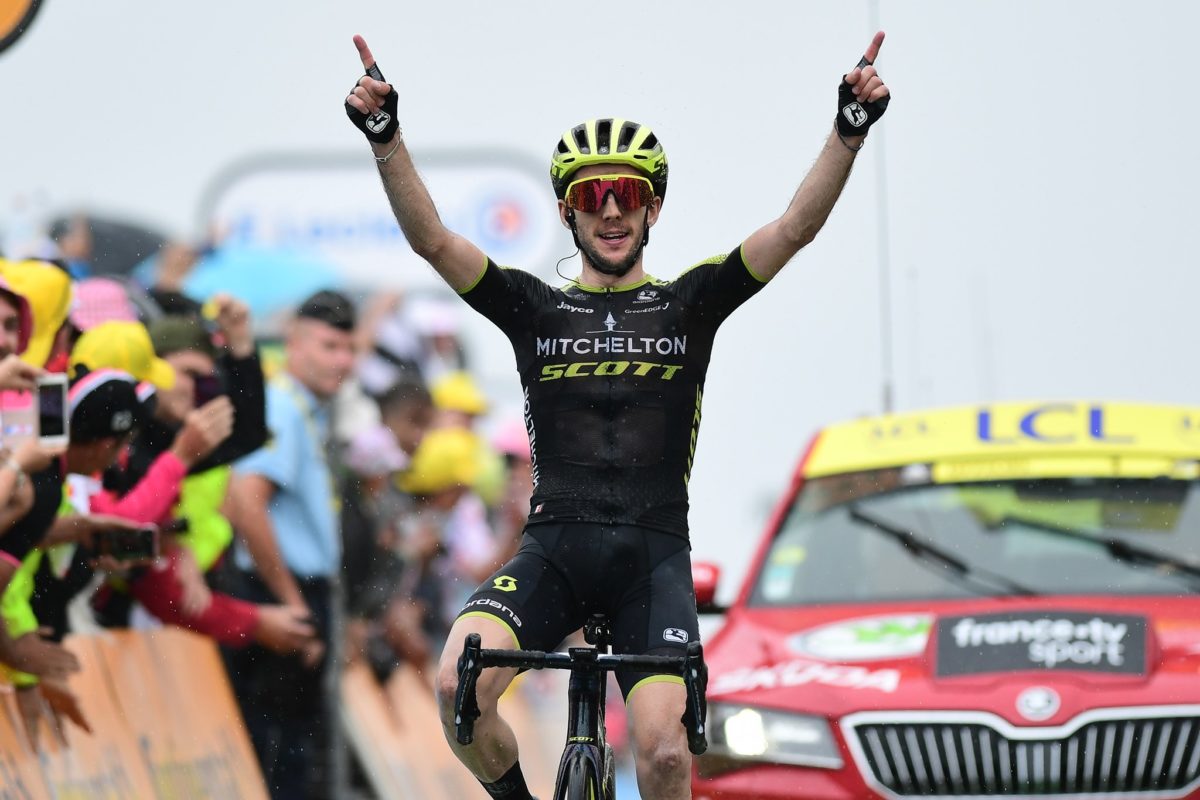 Simon Yates vince la quindicesima tappa del Tour de France (foto ASO)