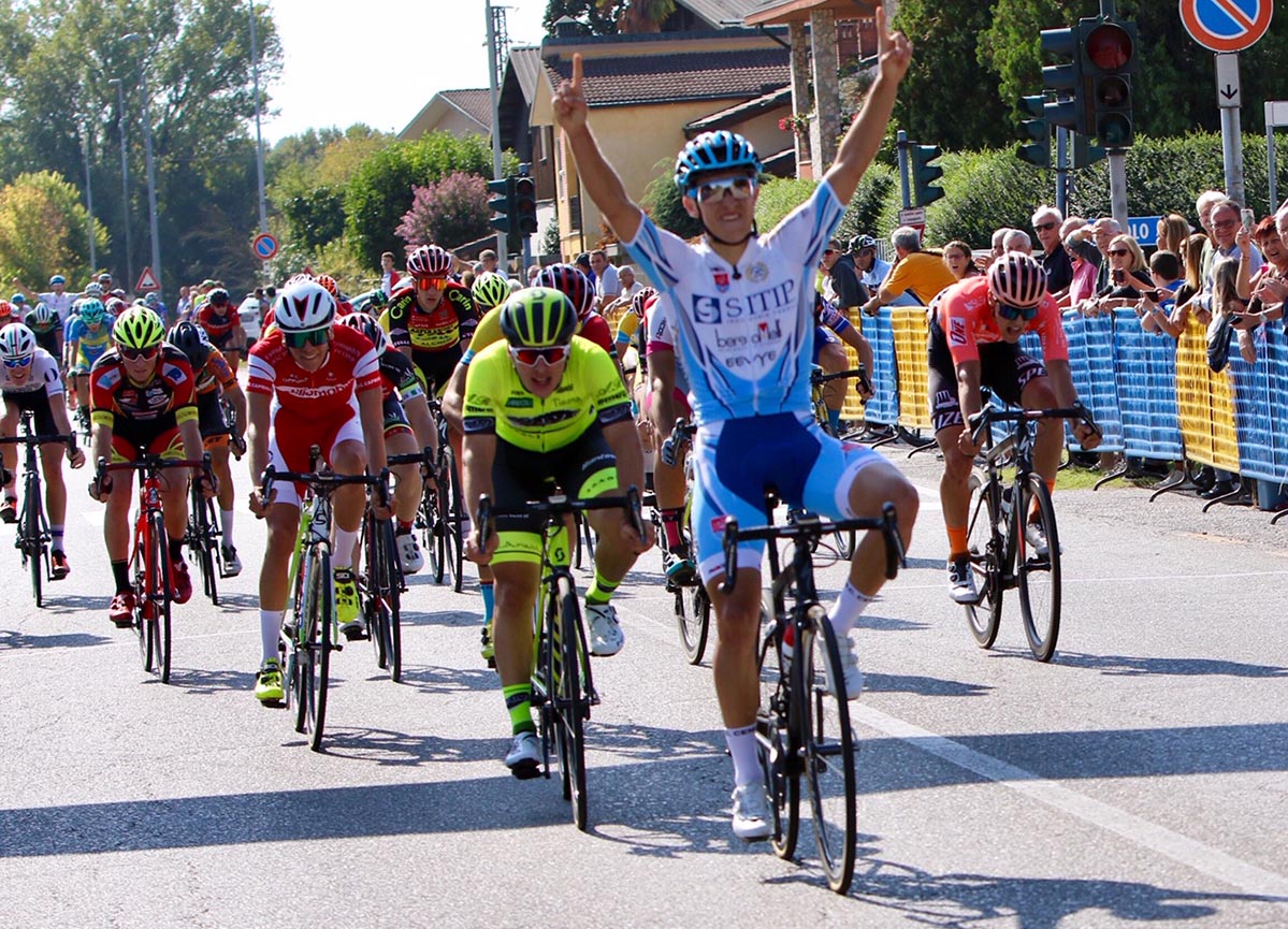 Davide Persico vince a Graffignana (foto Photobicicailotto)