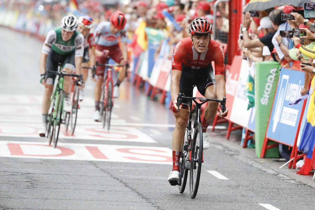 Niklas Arndt vince l'ottava tappa della Vuelta a Espana (foto Unipublic - Photogomez Sport)