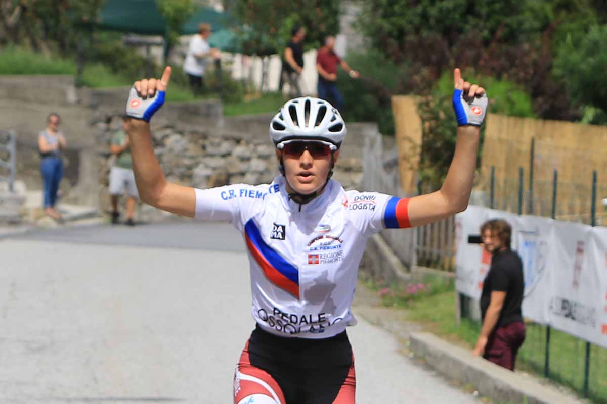 Francesca Barale vince la gara promiscua femminile di Fomarco (foto Fabiano Ghilardi)