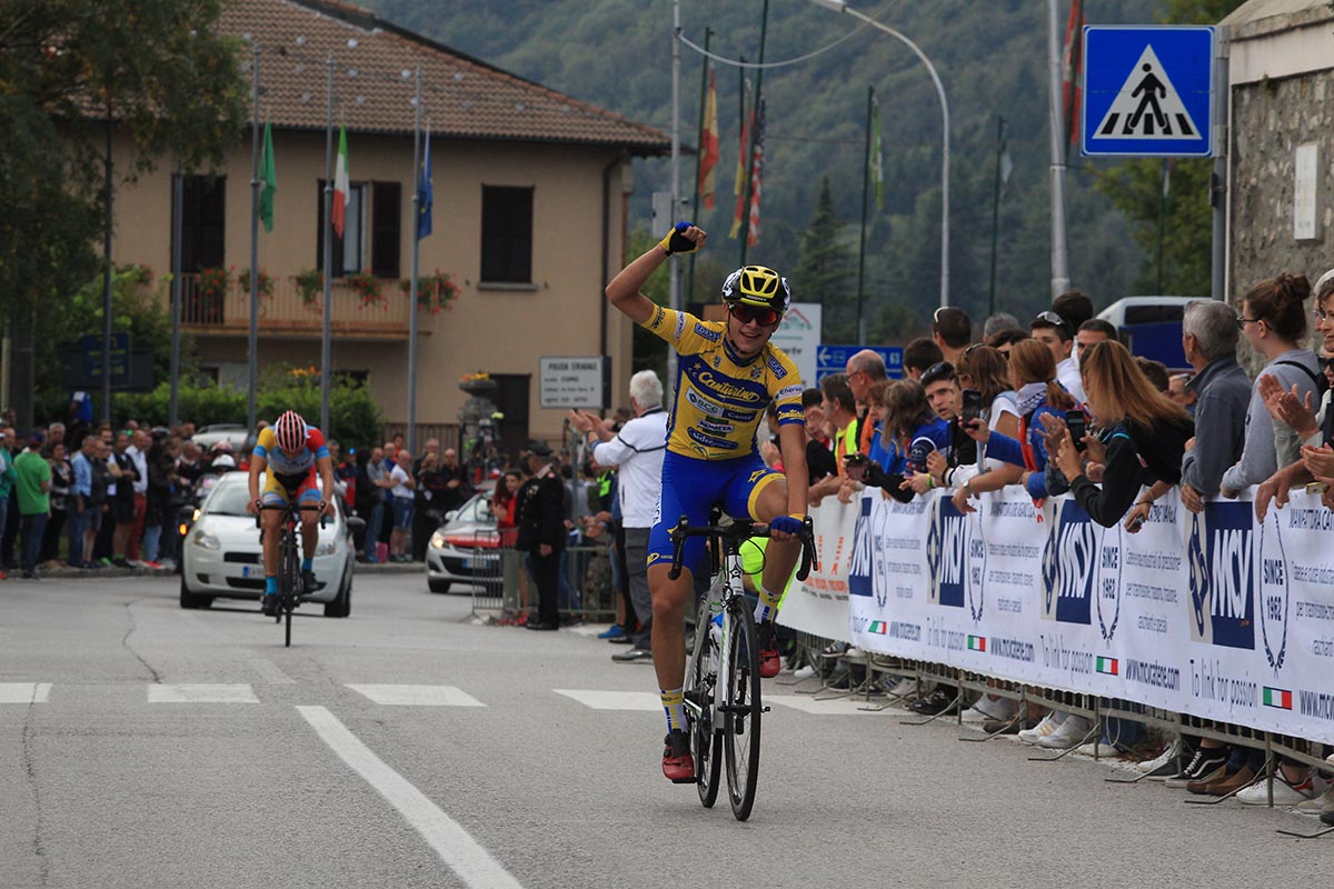 Andrea Montoli vince la Olgiate Molgora - Ghisallo (foto Fabiano Ghilardi)