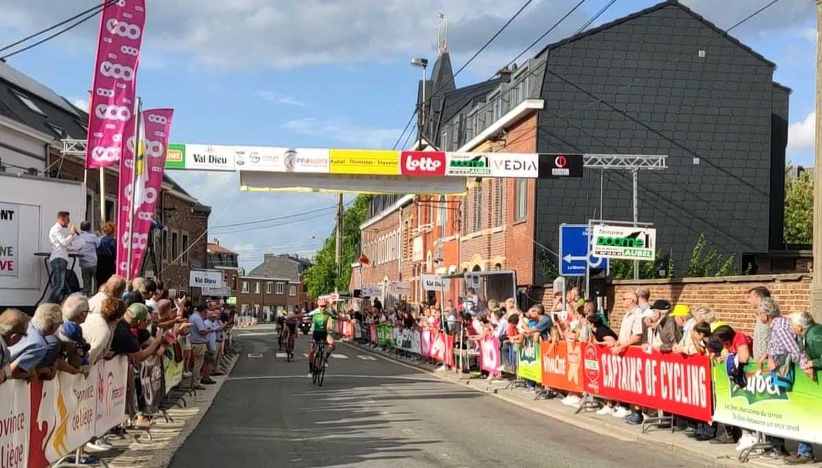 Alessandro Baroni vince la seconda semitappa della seconda tappa dell'Aubel - Thimister - Stavelot