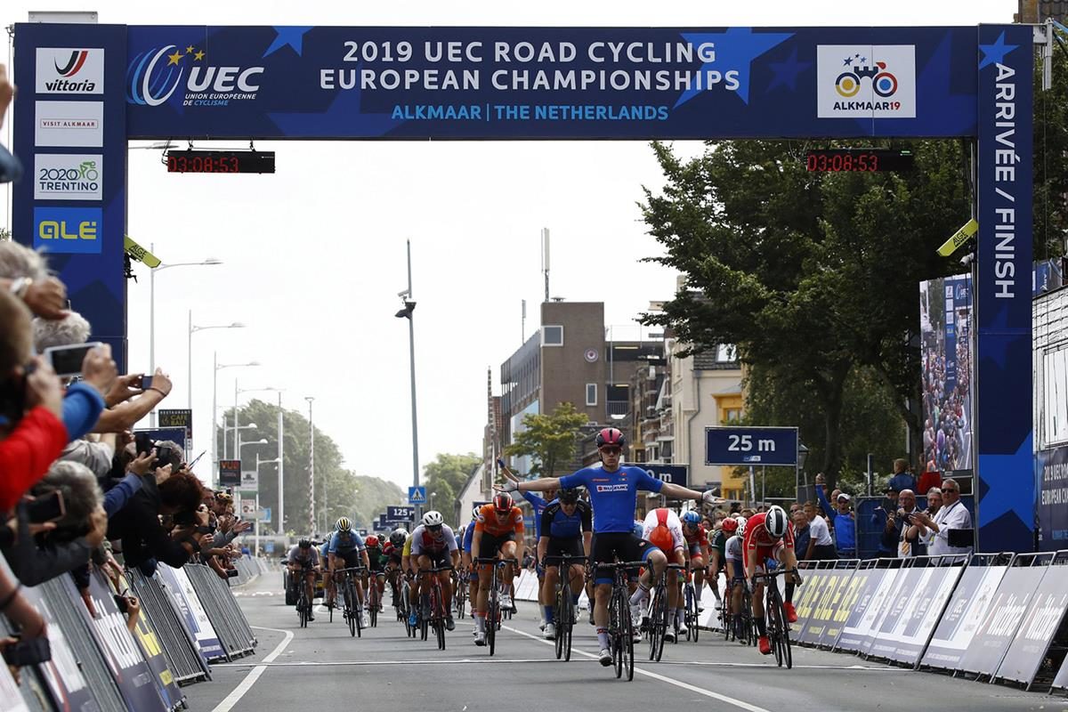 Alberto Dainese vince il Campionato Europeo Under 23 2019 (foto BettiniPhoto)