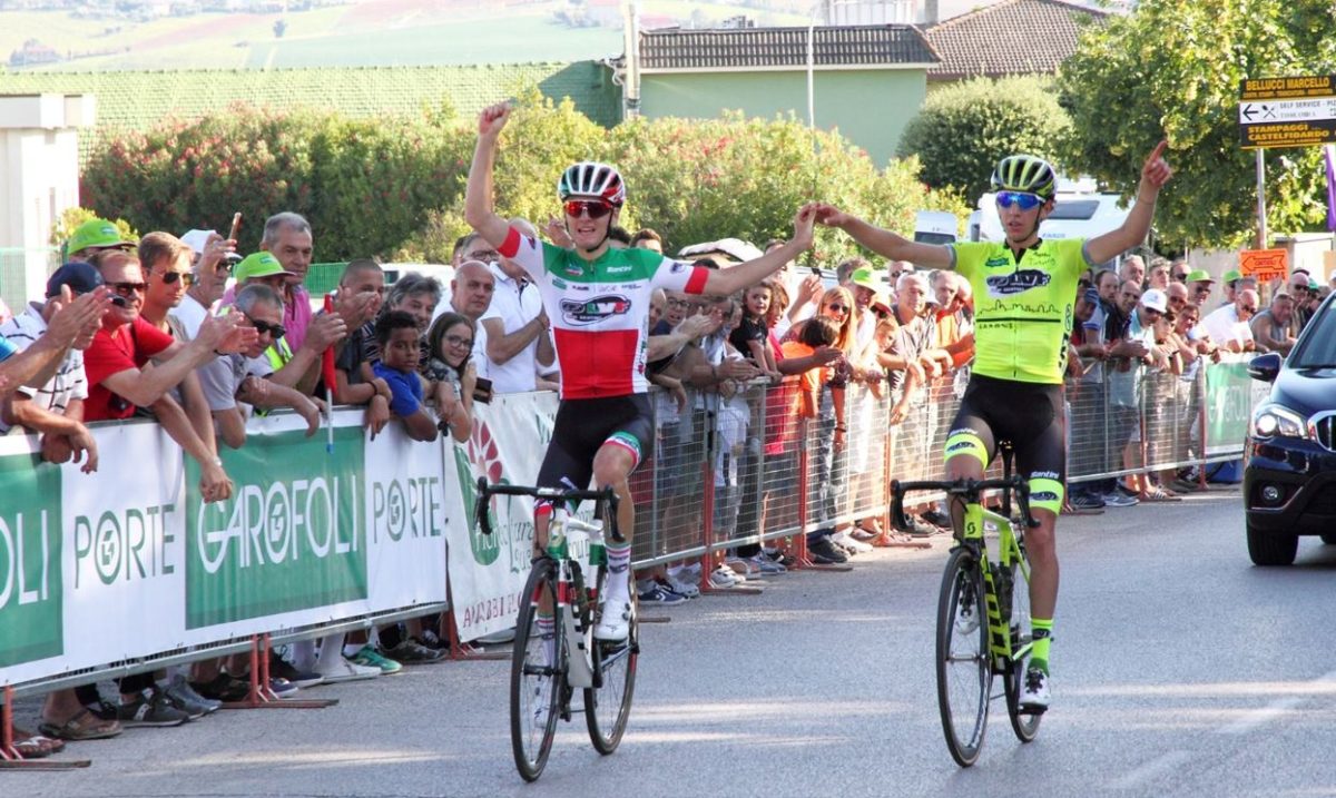 Gianmarco Garofoli e Andrea Piccolo in trionfo a Castelfidardo