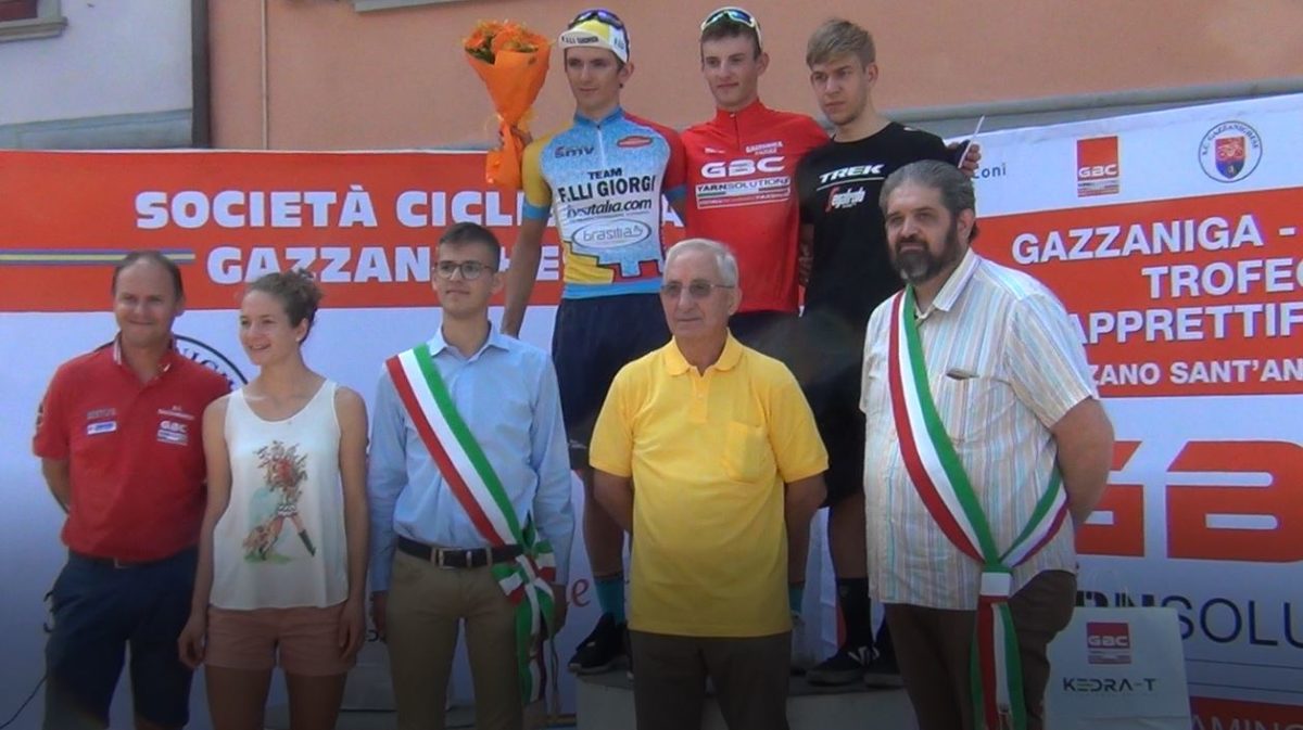 Il podio della Gazzaniga-Onore 2019