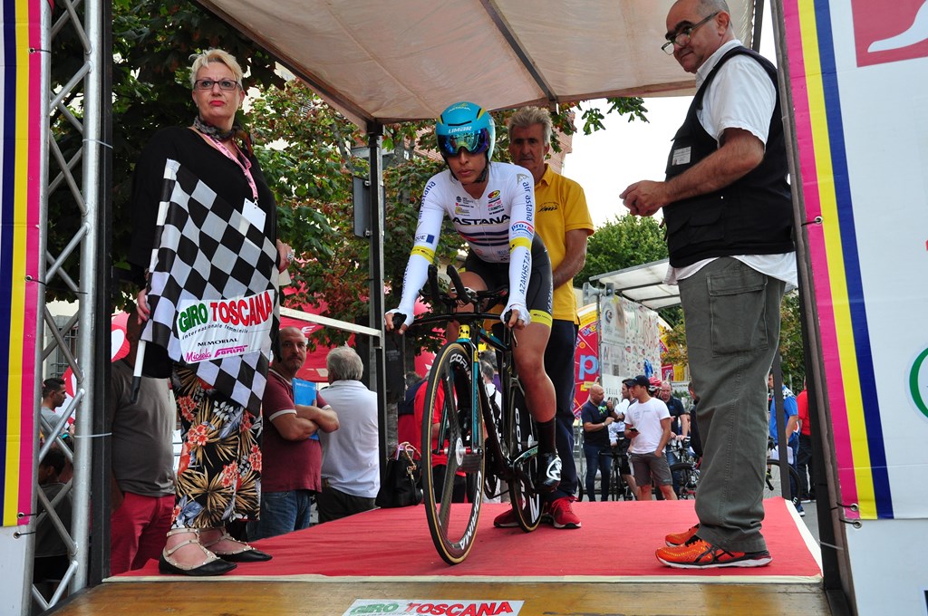 Prologo Giro della Toscana femminile: la vincitrice Arlenis Sierra