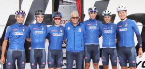 La Nazionale Italiana Under 23 con il CT Marino Amadori